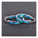 Hoop Oorbellen Blauw Tachyon Nederland ATTI (2)