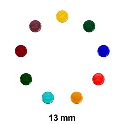 Glascel kleur - 13 mm.