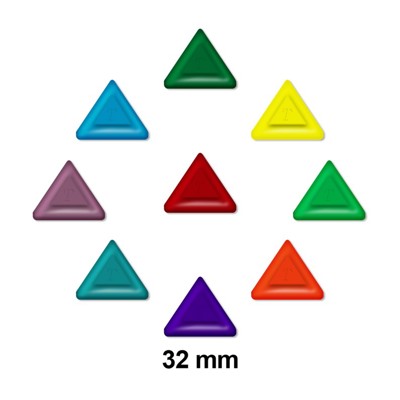 Glascel kleur - 32 mm.